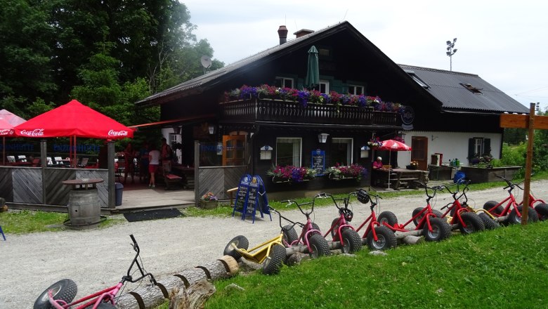 Enzianhütte bei der Rollerbahn, © Sandra Weber