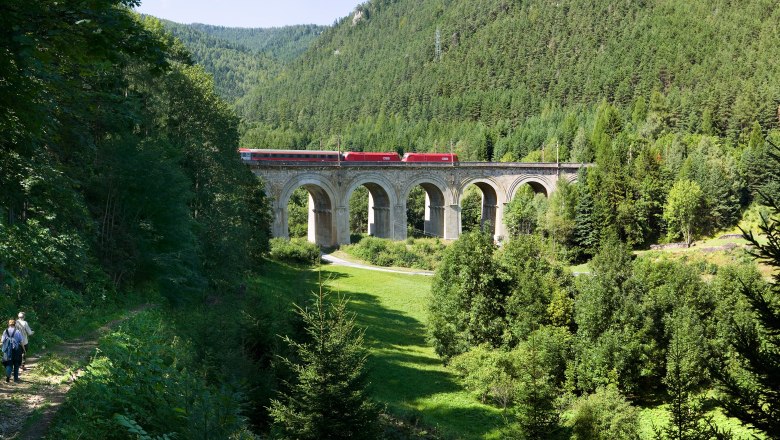 Weltkulturerbe Semmeringbahn, © Wiener Alpen, Foto: Franz Zwickl